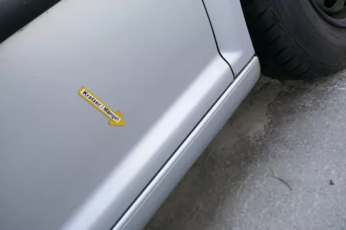 VW Golf 4 Tür vorne rechts Beifaahrertür 2/3-Türer silber grau LB7Z ohneAnbaute (170091)