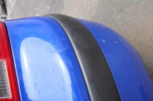 VW Golf 4 Kombi Avant Stoßstange hinten Heckstoßstange Stoßfänger LW5Z blau (170106)