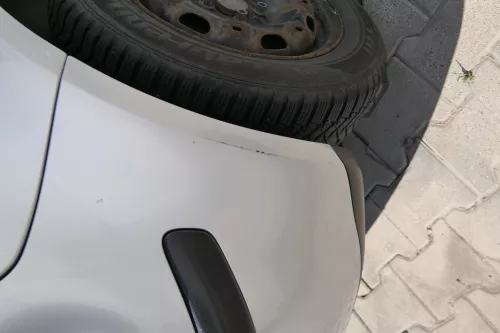 VW Polo 9N 9N3 Stoßstange Heckstoßstange hinten silber grau LA7W (170121)