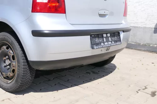 VW Polo 9N 9N3 Stoßstange Heckstoßstange hinten silber grau LA7W (170121)