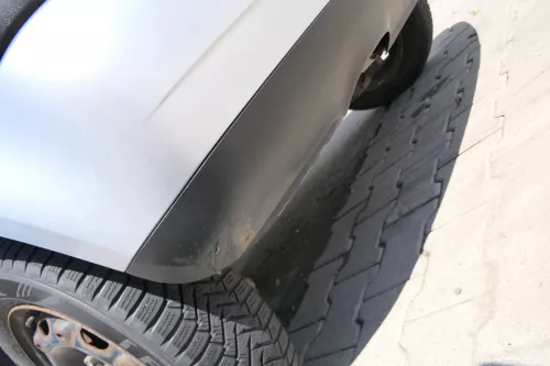 VW Polo 9N 9N3 Stoßstange Heckstoßstange hinten silber grau LA7W (170121)