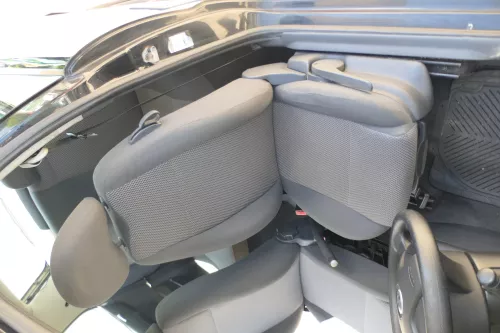 VW Fox Sitz Fahrersitz vorne links OHNEAirbag höhenverstellbar  v (170172)