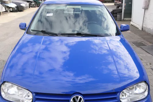 VW Golf 4 Motorhaube Haube Klappe vorne blau LW5Z (170176)