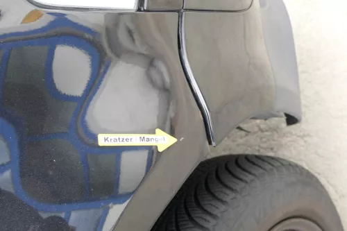VW Fox 5Z Kotflügel vorne rechts schwarz LC9Z (170196)
