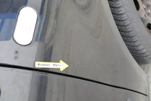 VW Fox 5Z Kotflügel vorne rechts schwarz LC9Z (170196)