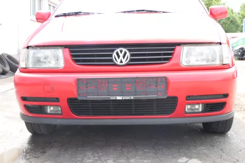 VW Polo 6N Kühlergrill Grillleiste vorne Leiste Grill rot LP3G (170220)