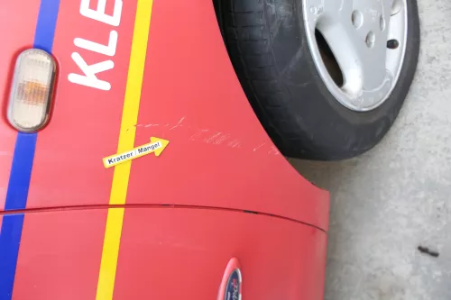 VW Sharan Kotflügel rechts vorne rot bis ca. Ende 1999 passend (170258)