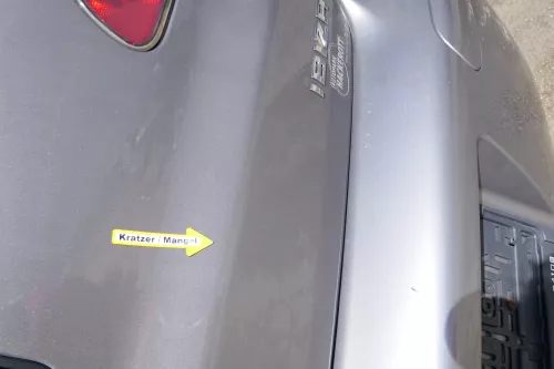 Seat Ibiza 6L Heckklappe Klappe hinten Kofferraumklappe grau LS7U ohneBremsleuch (170347)