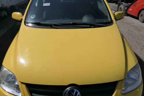 VW Fox 5Z Motorhaube Klappe vorn vorne gelb LY1C Haube (170403)