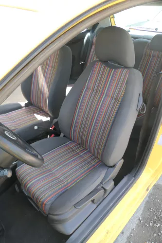 VW Fox Sitz Fahrersitz vorne links OHNEAirbag höhenverstellbar  v (170412)