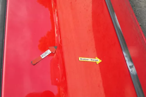 VW Lupo Seat Arosa Tür vorne links Fahrertür rot LP3G (mechanischer Fenster (170466)