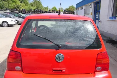 VW Lupo 6X Heckklappe Klappe Kofferraumklappe Scheibe rot LP3G (170469)