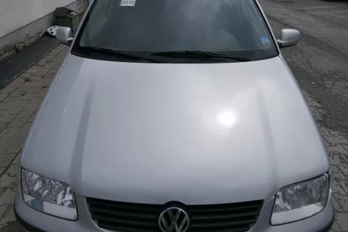 VW Polo 6N2 Motorhaube Haube vorne Klappe silber LB7Z