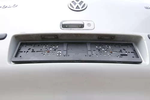 VW Polo 6N2 Stoßstange hinten Heckstoßstange Stoßfänger silber LB7Z (170483)