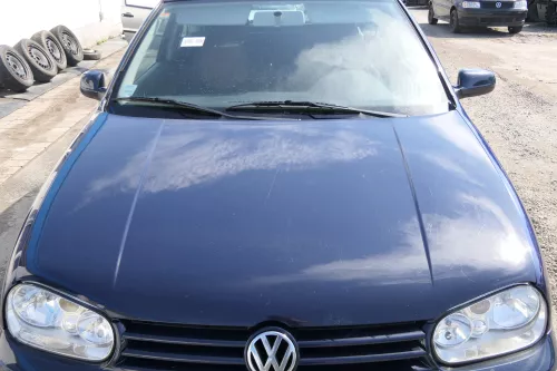 VW Golf 4 Motorhaube Haube Klappe vorne blau LA5G