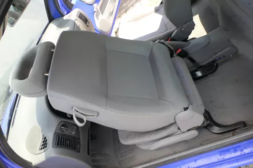 Seat Arosa VW Lupo Sitz vorn links Fahrersitz Höhenverstellung höhenverste grau (170569)