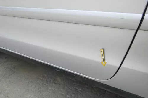 VW Polo 9N 9N3 Tür vorne links Fahrertür 2/3-Türer silber LA7W -ohne Anbauteile (170578)