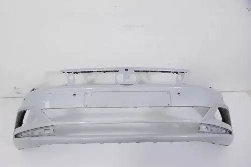 VW Polo AW 2G Stoßstange vorne Frontstoßstange Stoßfänger silber (170637)