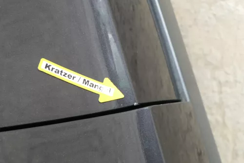 Seat Altea 5P Tür hinten links schwarz LS9N - ohneAnbauteile (170682)