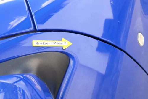 Skoda Fabia 6Y Kombi Limousine Tür vorne rechts Beifahrertür blau LF5K (170749)