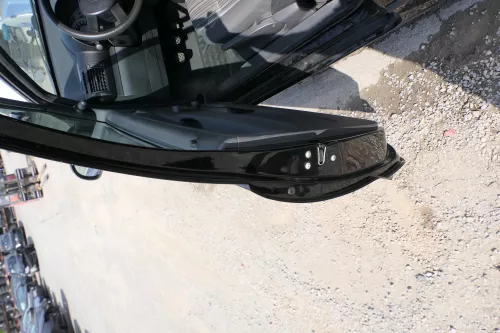 VW Fox 5Z Tür vorne links Fahrertür schwarz L041 (170841)