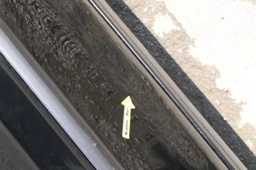 VW Fox 5Z Tür vorne links Fahrertür schwarz L041 (170841)