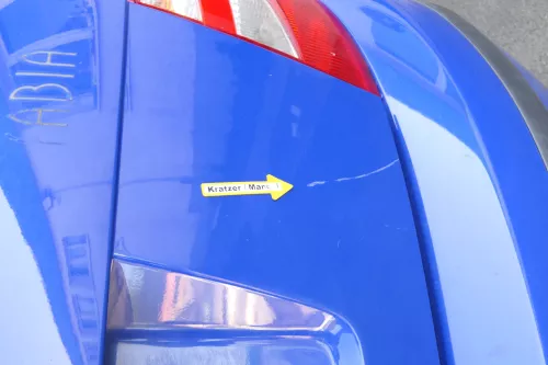 Skoda Fabia 6Y6 Schrägheck Heckklappe Kofferraumklappe hinten blau LF5K (170904)