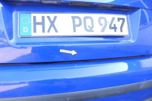 Skoda Fabia 6Y6 Schrägheck Heckklappe Kofferraumklappe hinten blau LF5K (170904)