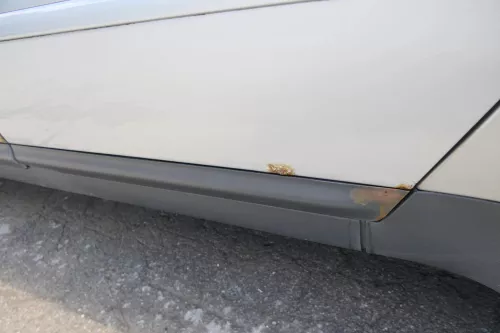 Audi A6 4B C5 Tür Türblatt hinten links grau silber LY7M nur Türblatt (170932)