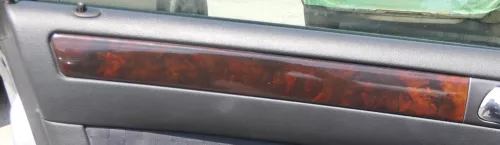 Audi A6 4B C5 Verkleidung Klappe Abdeckung Dekor Holz Optik Nußbaum  (170947)