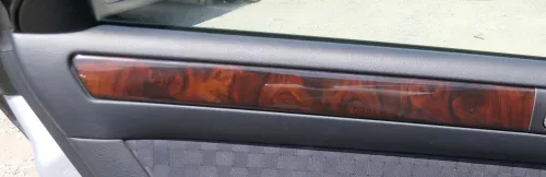 Audi A6 4B C5 Verkleidung Klappe Abdeckung Dekor Holz Optik Nußbaum  (170947)