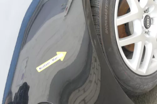 Audi A3 8L Kotflügel vorne rechts schwarz LY9B (171100)