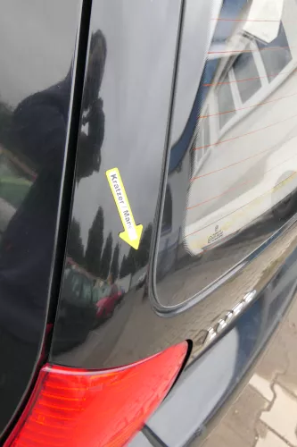 VW Lupo 6X Heckklappe Klappe Kofferraumklappe Scheibe schwarz L041  (171143)