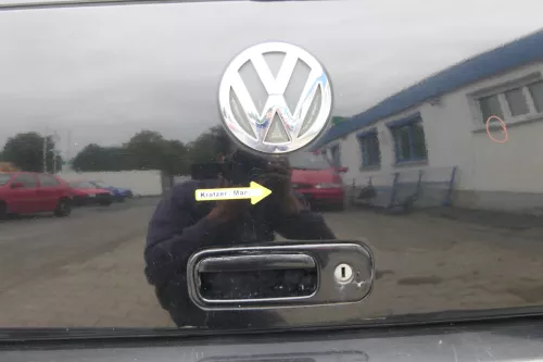 VW Lupo 6X Heckklappe Klappe Kofferraumklappe Scheibe schwarz L041  (171143)