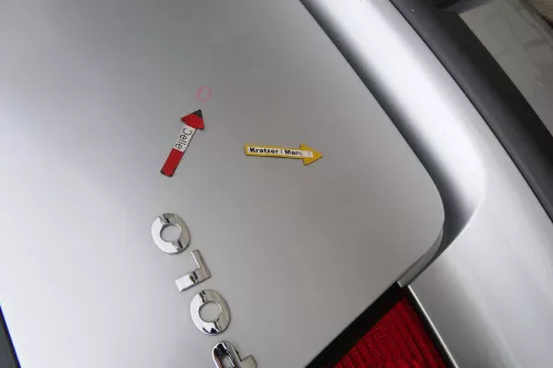 VW Polo 9N Fun Heckklappe Kofferraumklappe Klappe hinten silber LA7W metal (171155)