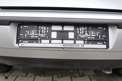 VW Polo 9N 9N3 Stoßstange Heckstoßstange hinten silber grau LA7W (171157)