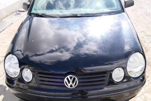 VW Polo 9N Motorhaube Klappe Haube vorne schwarz L041 bis ca. Bj. 2004 (171181)