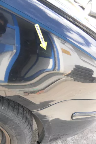 VW Polo 9N Kotflügel vorne rechts schwarz L041 bis ca.Bj.2004  (171183)