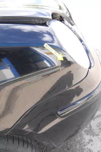 VW Polo 9N Kotflügel vorne rechts schwarz L041 bis ca.Bj.2004  (171183)