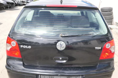 VW Polo 9N3 9N Heckklappe Kofferraumklappe Klappe schwarz L041 - Scheibe