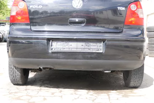 VW Polo 9N 9N3 Stoßstange Heckstoßstange hinten schwarz L041 (171189)