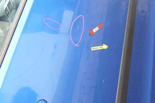 VW Polo 9N 9N3 Tür vorne rechts Beifahrertür 4/5-Türer blau LA5M ohneAnba (171201)