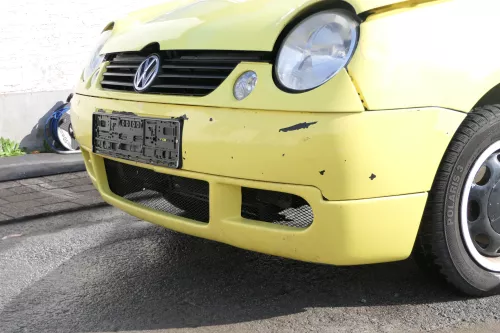 VW Lupo 6X Stoßstange vorne Frontstoßstange Stoßfänger gelb LD1B Sport  (171239)
