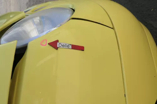 VW Lupo Kotflügel vorne rechts gelb LD1B (171241)