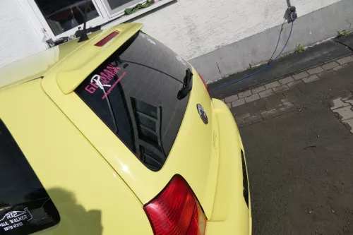 VW Lupo 6X Heckklappe Klappe Kofferraumklappe Scheibe gelb LD1B Spoiler Tuning  (171244)