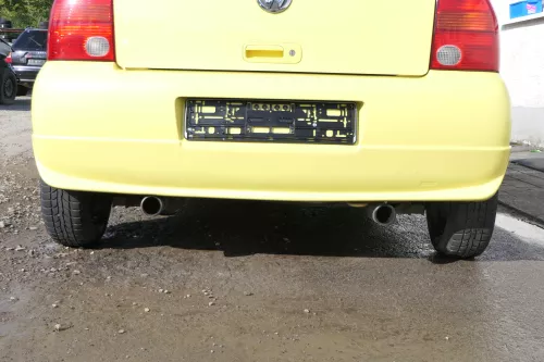 VW Lupo Stoßstange hinten Heckstoßstange Stoßfänger gelb LD1B Tuning Sport (171245)