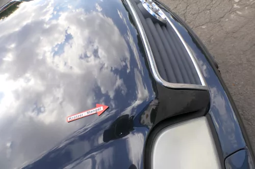 Audi A6 4B Motorhaube Klappe vorn Facelift (ab. Mitte 2002) schwarz LZ9W + Grill (171410)