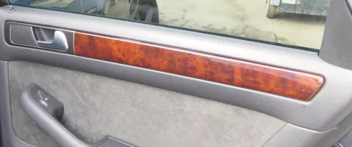 Audi A6 4B C5 Verkleidung Klappe Abdeckung Dekor Holz Optik Nußbaum  (171434)