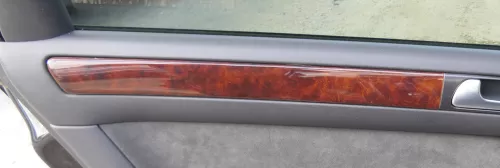 Audi A6 4B C5 Verkleidung Klappe Abdeckung Dekor Holz Optik Nußbaum  (171434)