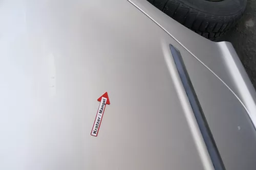 Skoda Fabia 6Y Limousine Schrägheck Tür hinten links grau silber LF7T (171566)